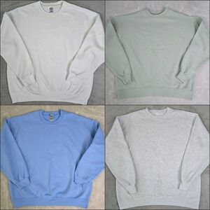 Bundle of 4 - Mens XL Crewneck Sweatshirts  Fruit of the Loom Hanes Gildan